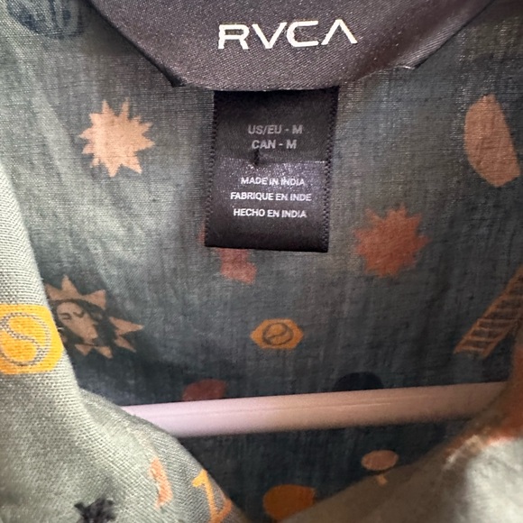RVCA MENS BUTTON DOWN SHIRT - Picture 4 of 4
